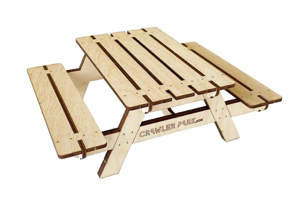 toyswd crawler park picnic table 1/10 scale crawler park