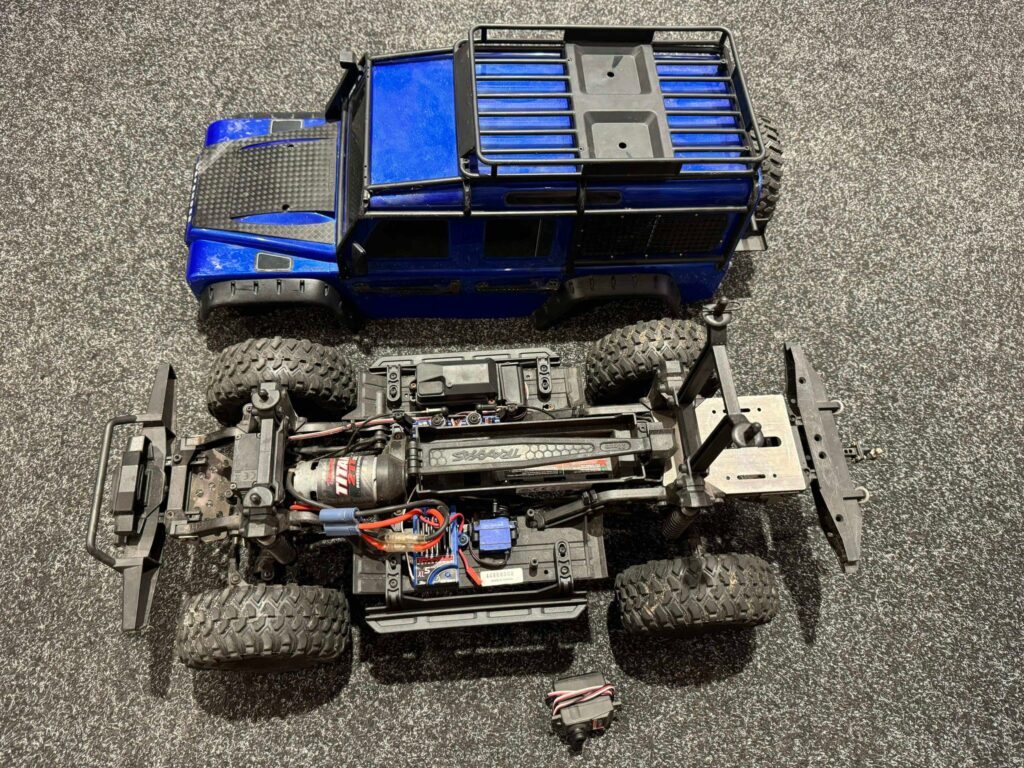 traxxas trx 4 defender (zonder zender en ontvanger)!