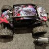 arrma 1/7 fireteam 6s 4wd blx speed assault vehicle rtr + wheelybar + coolingfan + stickerbody in een nette staat!