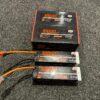 2x spektrum 14.8v 10000mah 4s 120c smart g2 pro basher lipo ic5 (gebruikt maar in orde)!