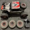 losi 1/6 super rock rey v2 4wd brushless rock racer rtr compleet met zender en extra banden!