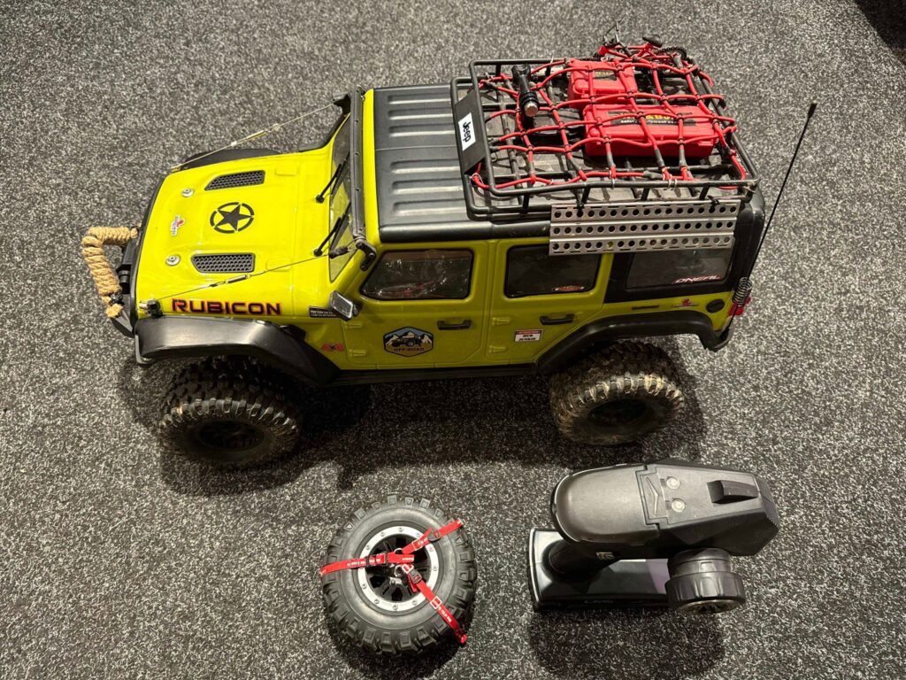 absima 1/8 ep crawler cr1.8 yucatan lime green rtr compleet geleverd!