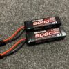 2x traxxas power cell lipo 5000mah 11.1v 3s 25c id trx2872x echt als nieuw!