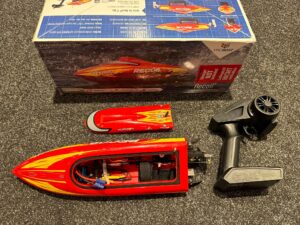 proboat recoil brushless rc boot met spektrum zender!