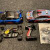 kyosho onroad 4wd rc auto met 2e body en zender in een nette staat!