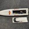 mhz powerboats red bull rc brushless rc boot zeer snel (gebruikt)!