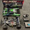 traxxas slash 4x4 (hobbywing max 10 3s brushless 1/10 short course truck echt in een nieuwstaat!