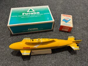 graupner shark rc duikboot compleet geleverd (uniek vintage model)!