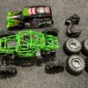 axial smt10 grave digger 1/10 4wd monster jam truck rtr + hobbywing sensored brushless set + proline banden en velgen echt in een top staat (uniek model)!