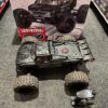 arrma 1/5 outcast 4wd extreme bash roller stunt truck black (exb) + hobbywing max5 en hobbywing 1100kv + power hd 80kg servo + absima zender in een nette staat!