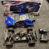 maverick quantum rx flux 1/8 4wd brushless rally car rtr blauw (voor as monteren / heeft wat aandacht nodig)!