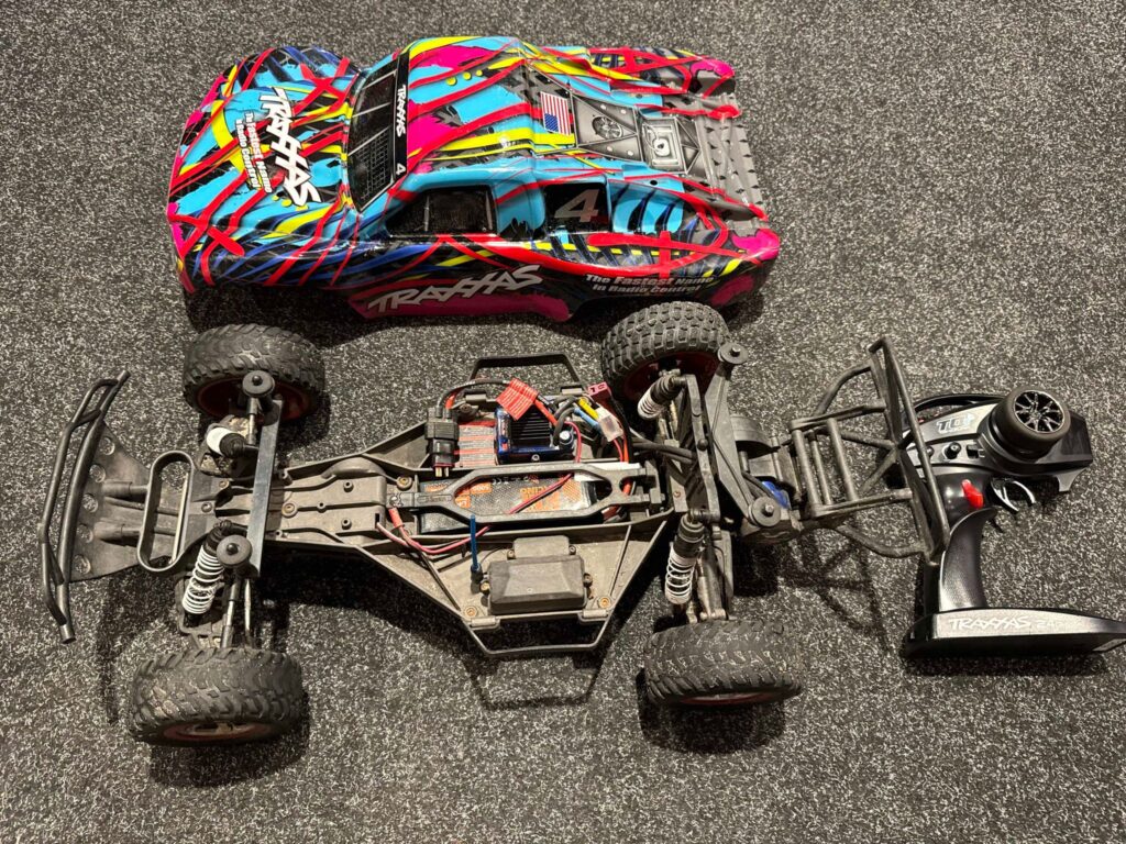 traxxas slash 2wd vxl lcg brushless short course truck met lipo batterij rtr!