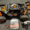 team losi 1/5 dbxl e 2.0 v2 4wd brushless desert buggy fox body rtr smart (spektrum dx3) in een prima staat!