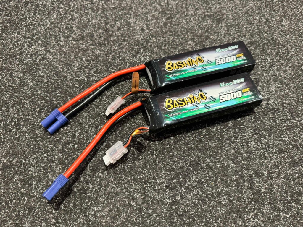 gens ace bashing series 5000mah 11.1v 3s1p 60c lipo batterij ec5 stekker (nieuwe 2023 versie) echt als nieuw (1x geladen)!