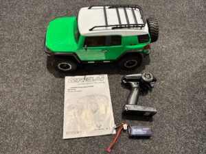 absima 1/10 ep crawler cr3.4 khamba green rtr met gens ace 3600mah lipo accu echt als nieuw!