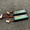 2x gens ace bashing series 5000mah 11.1v 3s1p 60c lipo batterij ec5 stekker (gebruikt maar in orde)!