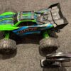 traxxas maxx 1/10 4s brushless monster truck tsm rtr met gpm stalen assen + traxxas led set + traxxas wide kit + proline trencher banden (gebruikt maar in orde)!