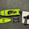 proboat miss geico 17" power boat racer self righting deep v als nieuw!