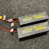 2x gens ace bashing series 11000mah 14.8v 100c 4s2p lipo batterij ec5 stekker (gebruikt maar in orde)!