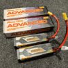 2x gens ace advanced 6500mah 11.4v 100c 3s1p hardcase 60 lipo batterij met ec 5 stekker als nieuw!