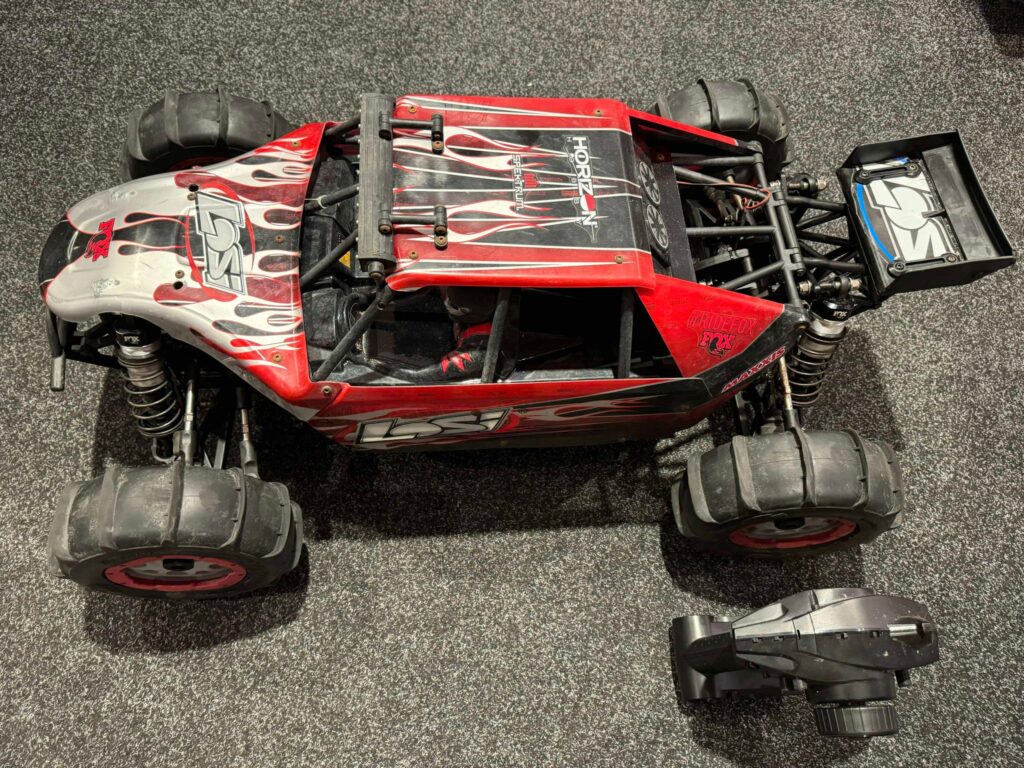 team losi 1/5 dbxl e 2.0 4wd brushless desert buggy losi body rtr met castle creations xlx2 en 1100kv motor set (gebruikt / heeft aandacht nodig / opknapper)!