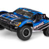 traxxas slash 1/10 2wd short course truck brushed hd rtr blauw inclusief traxxas power pack en usb c lader (versie 2024)