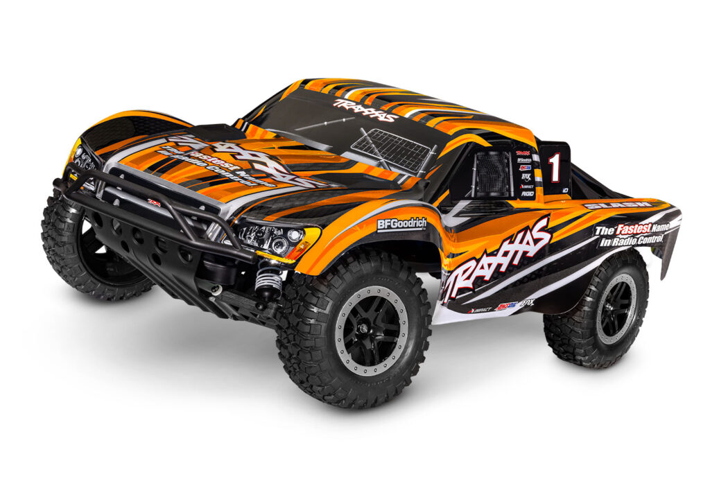 traxxas slash 1/10 2wd short course truck brushed hd rtr oranje inclusief traxxas power pack en usb c lader (versie 2024)