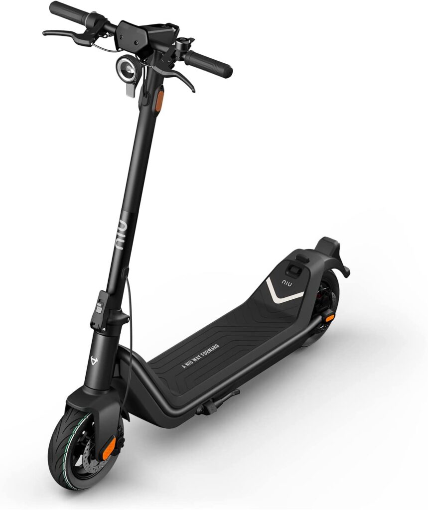 niu kick scooter kqi3 pro elektrische step zwart