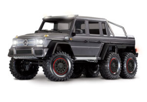 traxxas trx 6 mercedes benz g 63 amg 6×6 clipless body rtr grijs (versie 2024/2025)