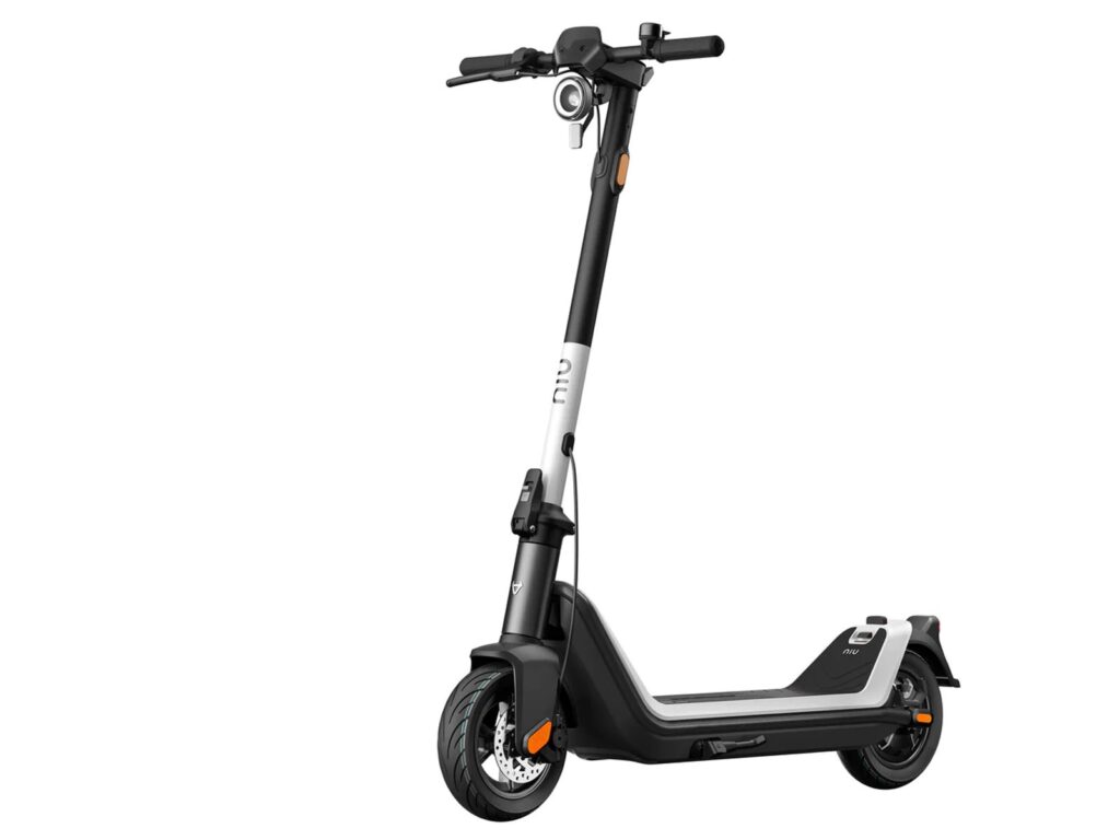 niu kick scooter kqi3 sport elektrische step wit actieradius tot 50 km (best verkochte elektrische step)