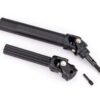 traxxas driveshaft assembly, front or rear, maxx duty (1) (left or right) (fully assembled, ready to install)/ screw pin (1) (for use with #8995 widemaxx 4s suspension kit)