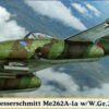 hasegawa messerschmitt me262a 1a with w.gr.21 1/72 scale kit 02021