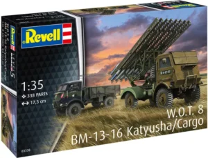 revell w.o.t. 8 bm 13 16 katyusha / cargo 1:35 bouwpakket r 03338