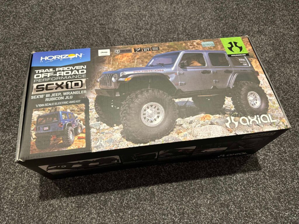 axial 1/10 scx10 iii jeep jl wrangler with portals 4wd kit helemaal nieuw (uniek is uit de collectie)!