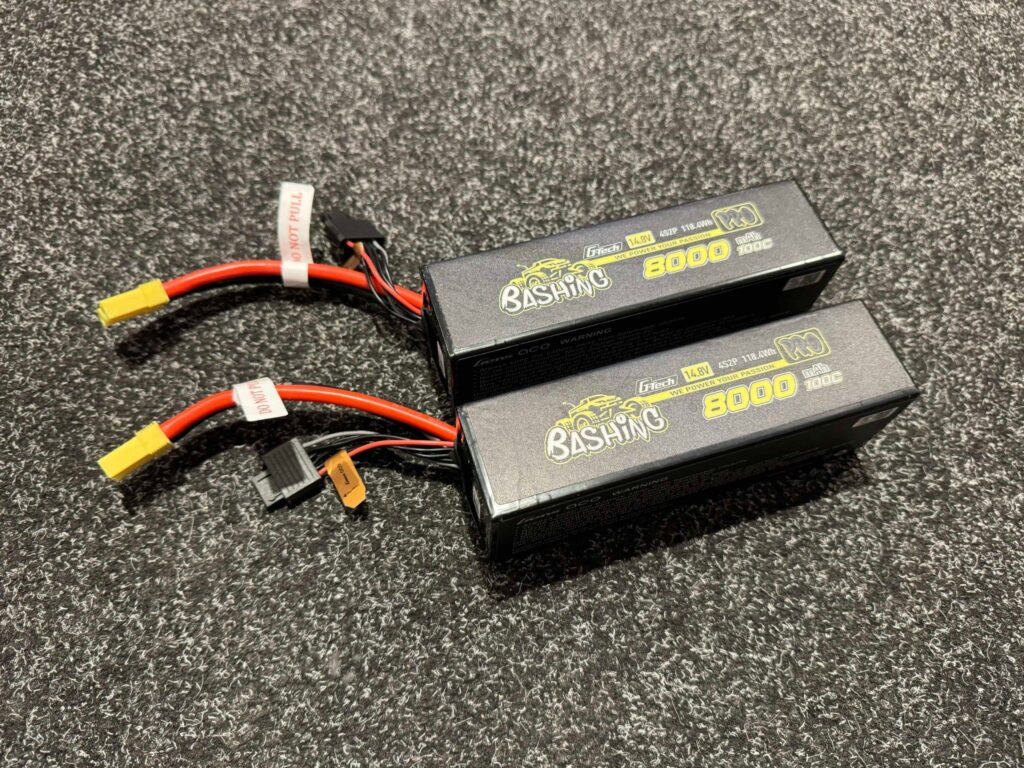 2x gens ace bashing series 8000mah 14.8v 100c 4s2p lipo batterij – ec5 stekker (versie 2024) echt als nieuw!