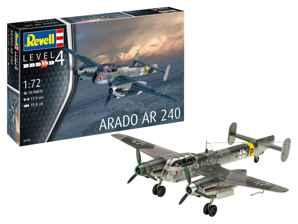 revell arado ar 240 modelbouw 03798