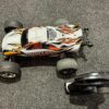 traxxas rustler 2wd brushed elektro truggy rtr (gebruikt)!