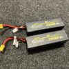 2x gens ace bashing series 11000mah 14.8v 100c 4s2p lipo batterij ec5 stekker echt als nieuw!