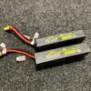 2x gens ace bashing series 6800mah 11.1v 120c 3s1p lipo batterij ec5 stekker in een top staat!