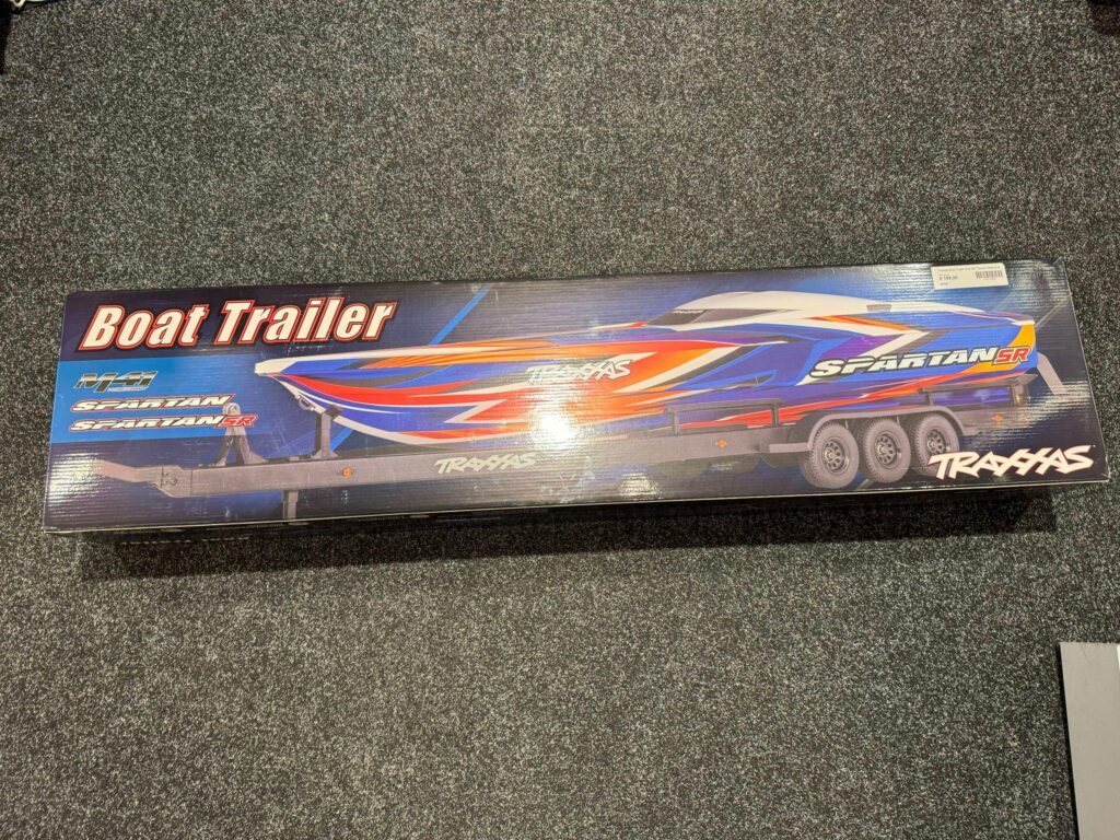 traxxas boot trailer spartan / m41 assm echt als nieuw!