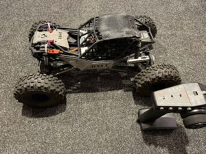 axial 1/10 rbx10 ryft 4wd brushless rock bouncer rtr compleet met zender (gebruikt)!