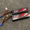 2x gens ace 6750mah 14.8v 60c 120c 4s2p lipo batterij ec 5 (traxxas x maxx 8s / traxxas xrt 8s) echt als nieuw!