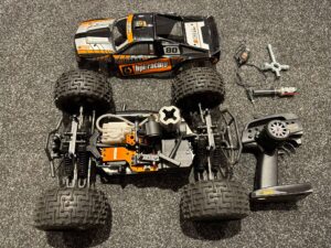 hpi bullet mt 3.0 4wd 1/10 nitro monster truck rtr 2.4ghz