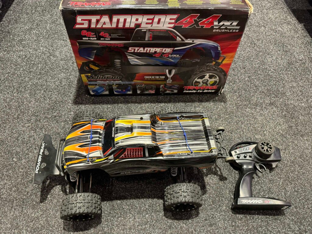 traxxas stampede 4x4 vxl monster truck rtr gebruikt!