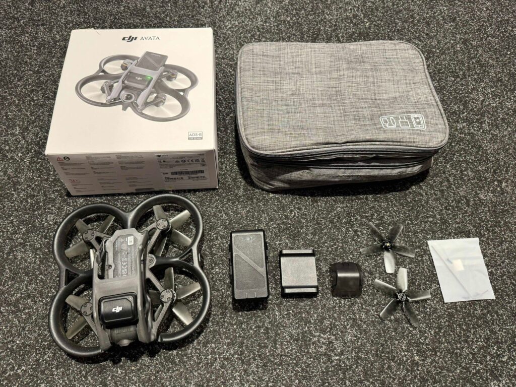 dji avata 1 compleet met accu en toebehoren (zonder zender / goggles)!