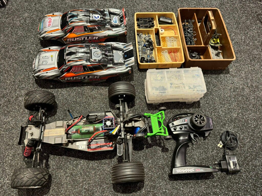 traxxas rustler 2wd vxl brushless truggy rtr 2.4ghz (alles werkt / heeft onderhoud nodig / geen garantie)!