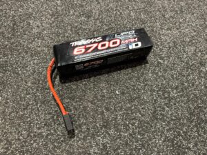 traxxas power cell lipo 6700 mah 14.8v 4s 25c lipo accu trx2890x in een top staat!