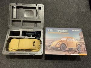 roc hobby 1/12 type 82e beetle kommandeurswagen scaler rtr echt als nieuw!