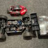 team corally asuga xlr 6s brushless buggy rtr rood met hobbywing max8 en 2200kv motor in een nette staat!