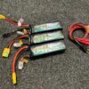 3x gens ace bashing series 5000mah 11.1v 3s1p 60c lipo batterij met xt90 stekker + 2x xt90 laadkabel